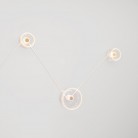 Spostaluce-Wandlampe mit 3 Ghost-Glühbirnen