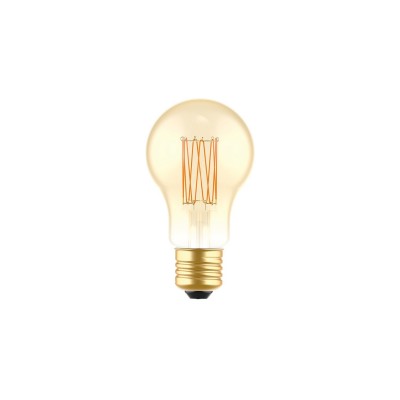 LED Glühbirne Golden Carbon Line Cage Filament Tropfenform A60 7W 640Lm E27 2700K Dimmbar - C53