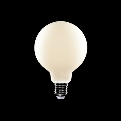 LED Glühbirne mit Porzellan-Effekt CRI 95 G95 7W 640Lm E27 2700K Dimmbar - P03