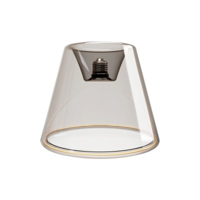 LED Glühbirne Ghost Line Recessed Cone, smoky 6W 400Lm E27 1900K dimmbar - G11