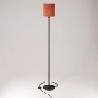MAG-Y Stehleuchte mit rundem Metallsockel und Lampenschirm Cilindro M