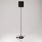 MAG-Y Stehleuchte mit rundem Metallsockel und Lampenschirm Cilindro M