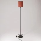 MAG-Y Stehleuchte mit rundem Metallsockel und Lampenschirm Cilindro M