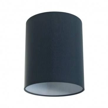 Lampenschirm Cilindro aus Stoff mit E27 Fassung - 100% Made in Italy - Anthrazitgrau Cinette