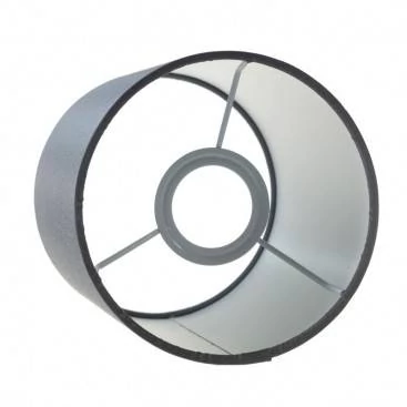 Lampenschirm Cilindro aus Stoff mit E27 Fassung - 100% Made in Italy