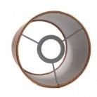 Lampenschirm Cilindro aus Stoff mit E27 Fassung - 100% Made in Italy