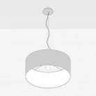 Pendelleuchte mit Textilschirm Cilindro Medium - Made in Italy