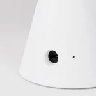 Tragbare, wiederaufladbare Leuchte Cabless11 mit tropfenförmiger Glühbirne und Vorrichtung für Lampenschirm