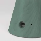 Tragbare, wiederaufladbare Leuchte Cabless11 mit tropfenförmiger Glühbirne und Vorrichtung für Lampenschirm