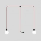 EIVA IP65 2-flammige Plug-in-Außenleuchte mit bruchsicheren Unbreak-a-Ball-Lampenschirmen