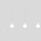 Außenleuchte EIVA IP65 mit 3 Lampen und bruchsicheren Unbreak-a-Ball-Lampenschirmen