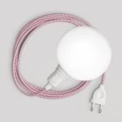 Tragbare Lampe Snake mit Schalter am Lampenfuß, Stecker und bruchsicherem Unbreak-a-Ball-Lampenschirm