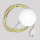 Tragbare Lampe Snake mit Schalter am Lampenfuß, Stecker und bruchsicherem Unbreak-a-Ball-Lampenschirm