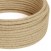 Ultra Soft Elektrokabel aus Silikon mit Ummantelung aus Naturleinen Jute - RN06 rund 2x0,75