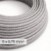 DALI elektrisches Textilkabel 5x0,75 mm² in Grau Melange Leinen - Dekoratives Kabel für Lichtinstallationen RN02