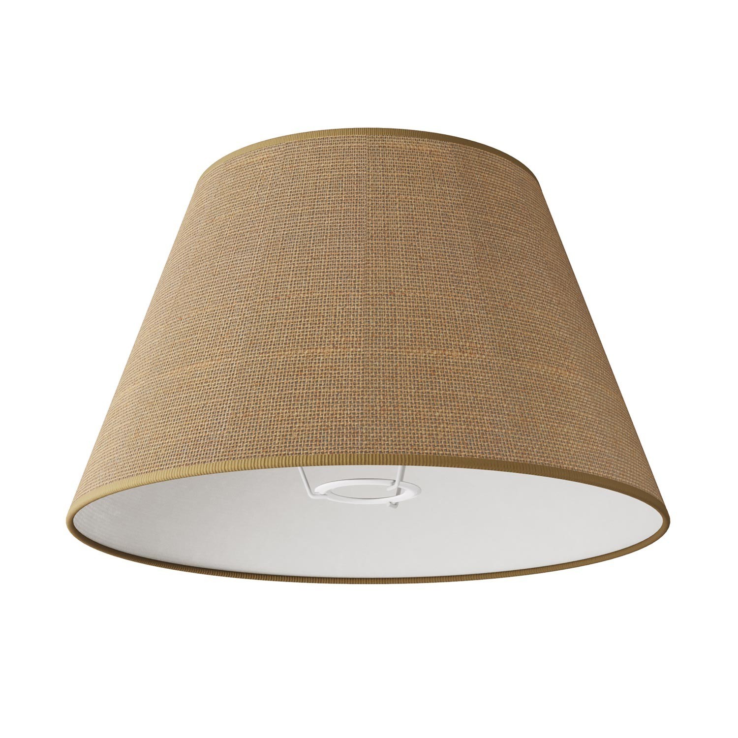 Stoffschirm Impero M für Tisch- oder Wandleuchte mit E27 Fassung - Made in Italy - Natürliche Jute