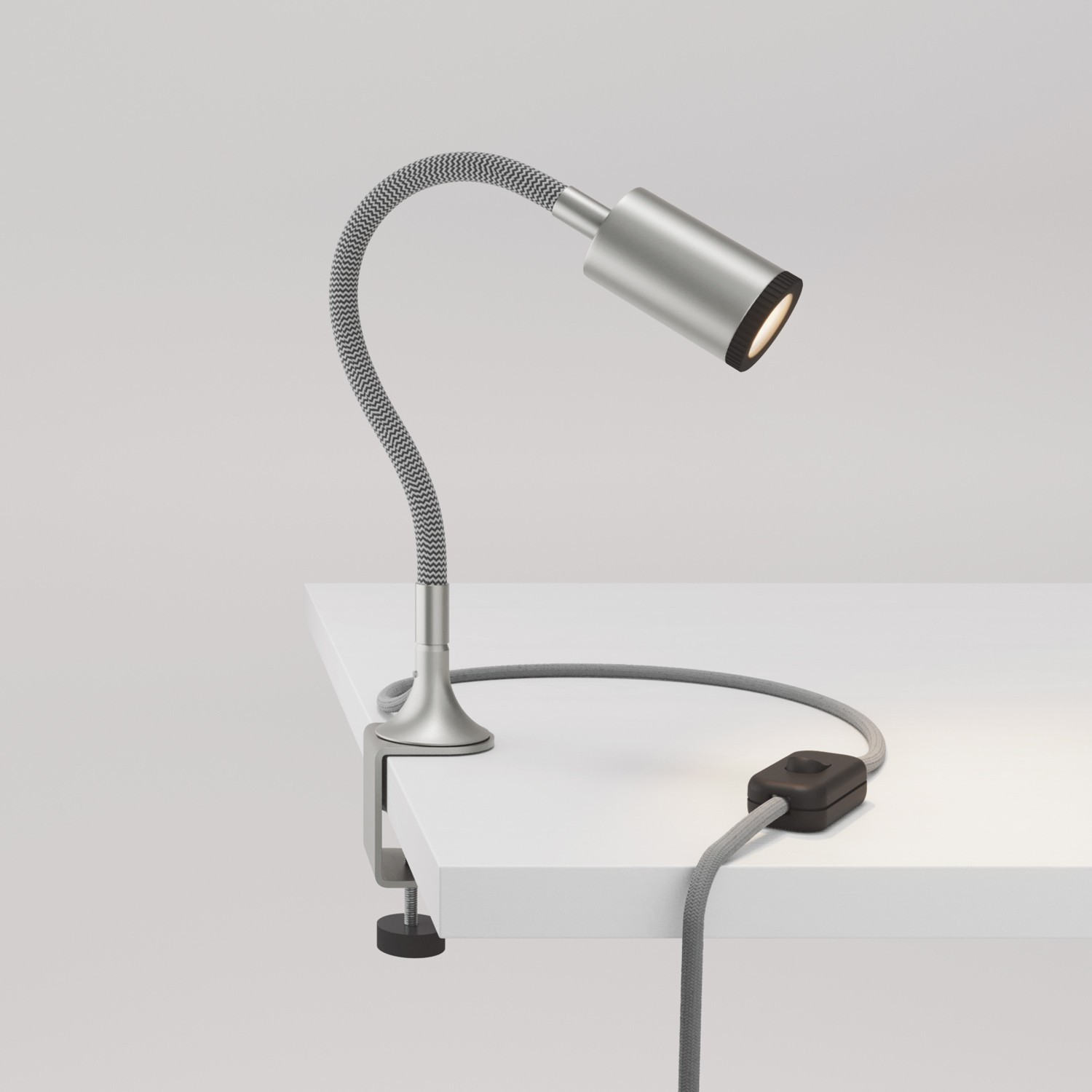 Flexibler MAG-Y Spot mit Klemme - Titan satiniert