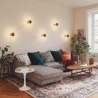 Spostaluce Lampenfassung E27 aus Metall für Wand oder Decke