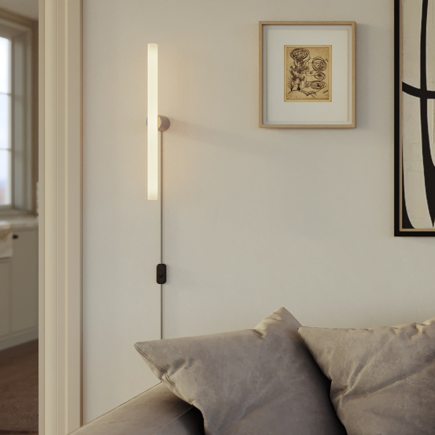 Spostaluce Lampenfassung S14d aus Metall für Wand oder Decke