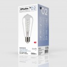 LED-Glühbirne Weiß Edison ST64 5,9W 500Lm E27 2700K Dimmbare - W02