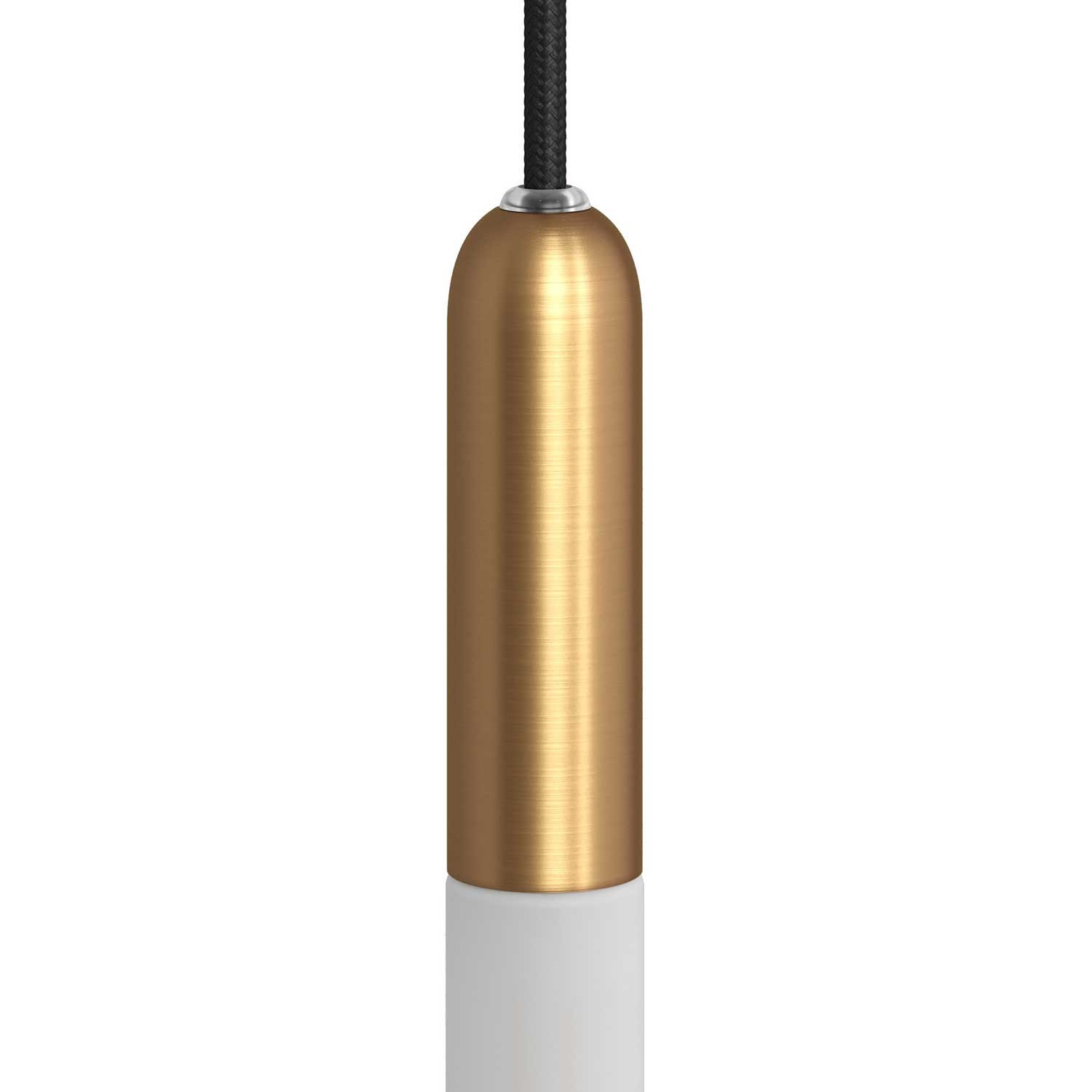 P-Light, E14 Lampenfassung aus Metall mit gedeckter Zugentlastung