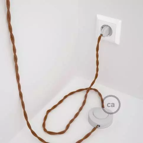 Mini Strahler SPOTLIGHT GU1d0 Flex 90 für Wand oder Decke - Kupfer satiniert