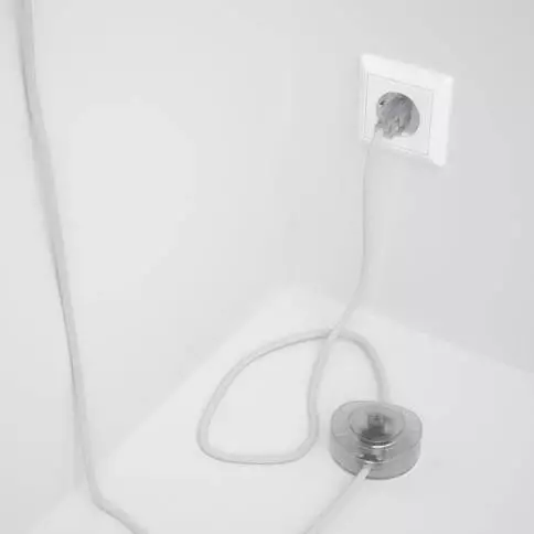 Schuko Komfort Stecker 16A 250V mit Zugring - Weiß