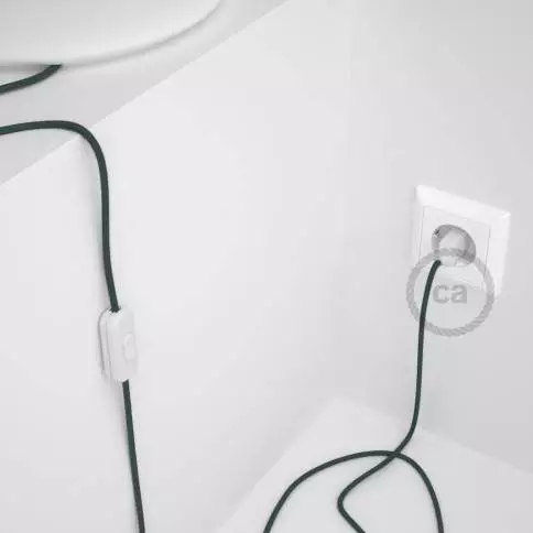 Table Flex GU1d0, gelenkige Tischleuchte mit Mini LED Strahler und 2-poligem Stecker - Schwarz