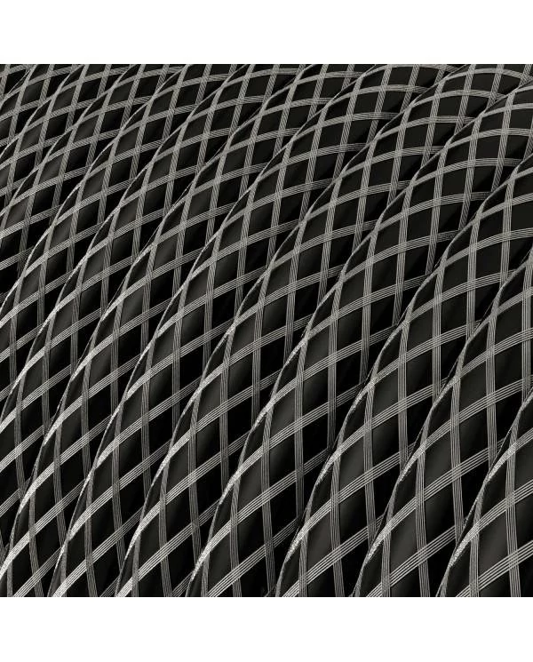 Elektrokabel, schwarz, mit verzinntem Kupfergitter - Das Original von Creative-Cables - RR01 rund 3x0.75mm