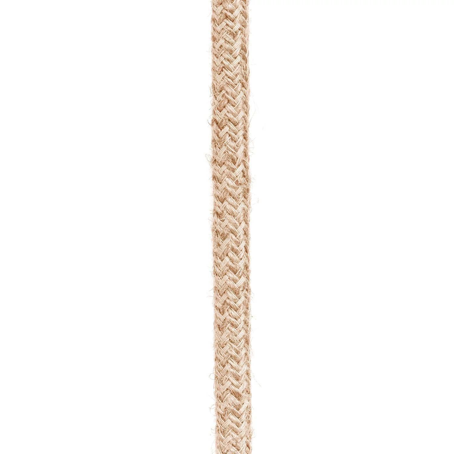Textilkabel, hellbeige, aus Jute - Das Original von Creative-Cables - RN06 rund 2x0,75mm / 3x0,75mm