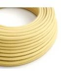 Textilkabel, pastellgelb, aus Baumwolle - Das Original von Creative-Cables - RC10 rund 2x0.75mm / 3x0.75mm