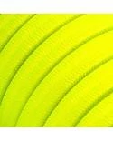 Elektrisches Kabel überzogen mit Gelbem CF10 Textil für Lichterketten, Seideneffekt Einfarbig