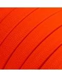 Elektrisches Kabel überzogen mit Orangem CF15 Textil für Lichterketten, Seideneffekt Einfarbig