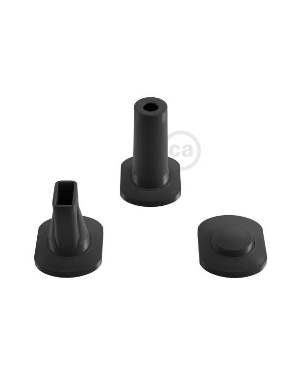Verteilerdose für Lumet Ketten mit Adaptern für runde und flache Kabel