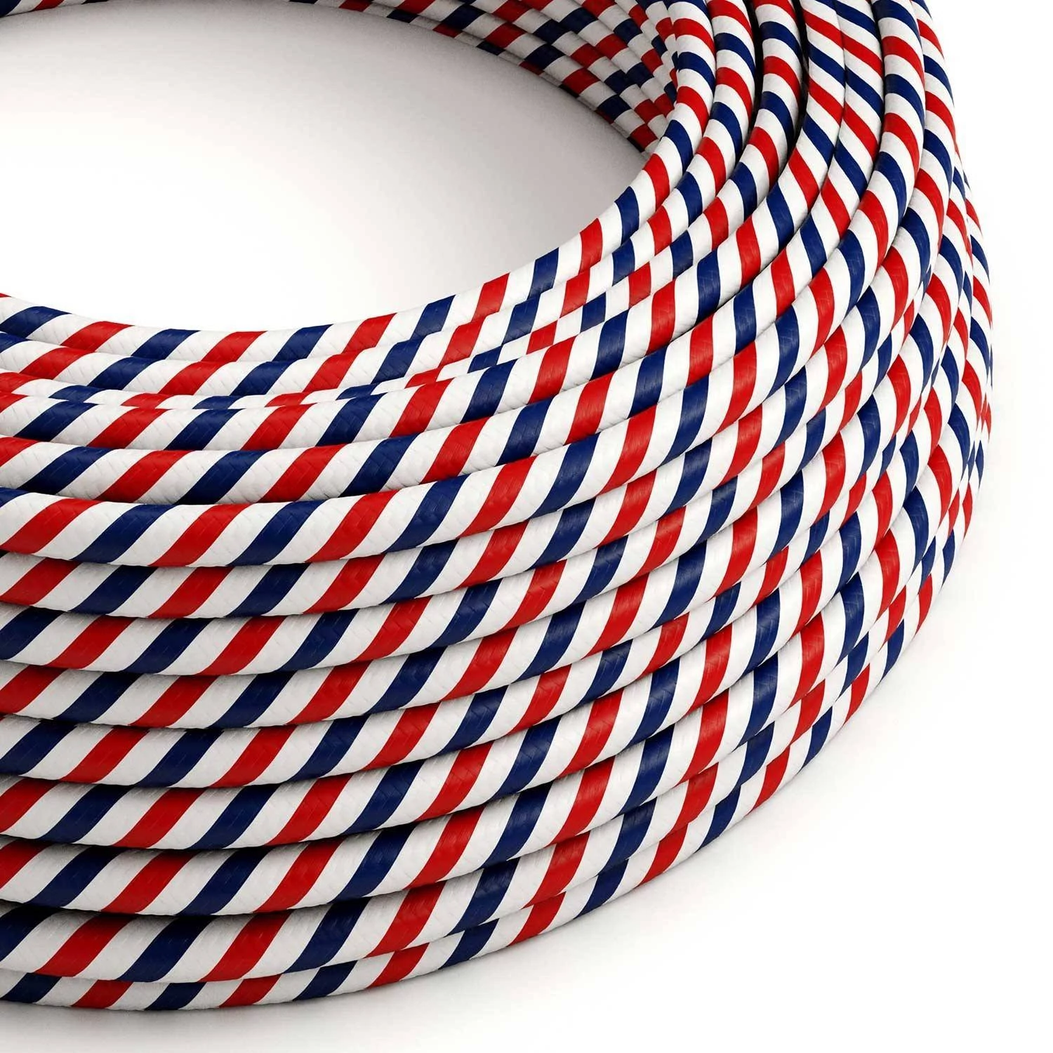 Textilkabel, Paris glänzend Vertigo - Das Original von Creative-Cables - ERM57 rund 2x0,75mm / 3x0,75mm