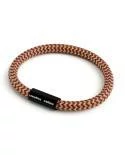 Armband mit mattschwarzem Magnetverschluss und Textilkabel RZ23