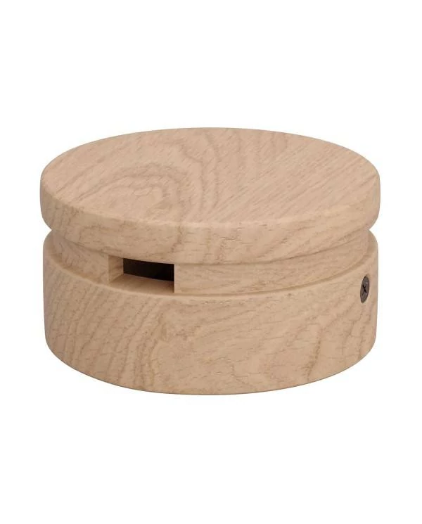 Lampenbaldachin aus Holz für Lichterketten und Filé-System. Made in Italy