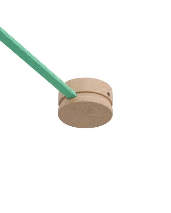 Lampenbaldachin aus Holz für Lichterketten und Filé-System. Made in Italy