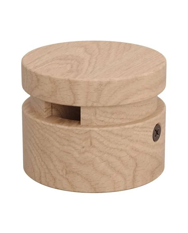 Wand- und Deckenführung aus Holz für Lichterketten und Filé-System. Made in Italy
