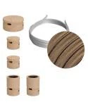 Wiggle-Kit des Filé-Systems - mit 3 m Kabel und 5 Zubehörteilen aus Holz für den Innenbereich