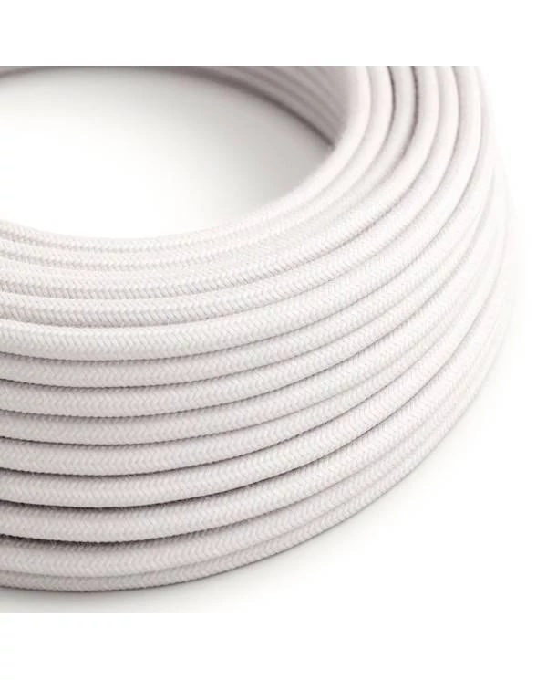 Textilkabel, blassrosa, aus Baumwolle - Das Original von Creative-Cables - RC16 rund 2x0.75mm / 3x0.75mm