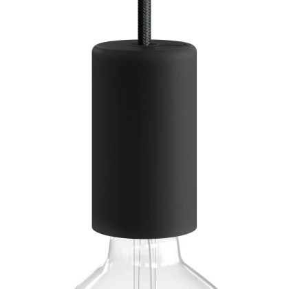 EIVA ELEGANT, das erste wiederverdrahtbare Outdoor-Lampenfassungs-Kit aus Silikon, E27, IP65 - Schwarz