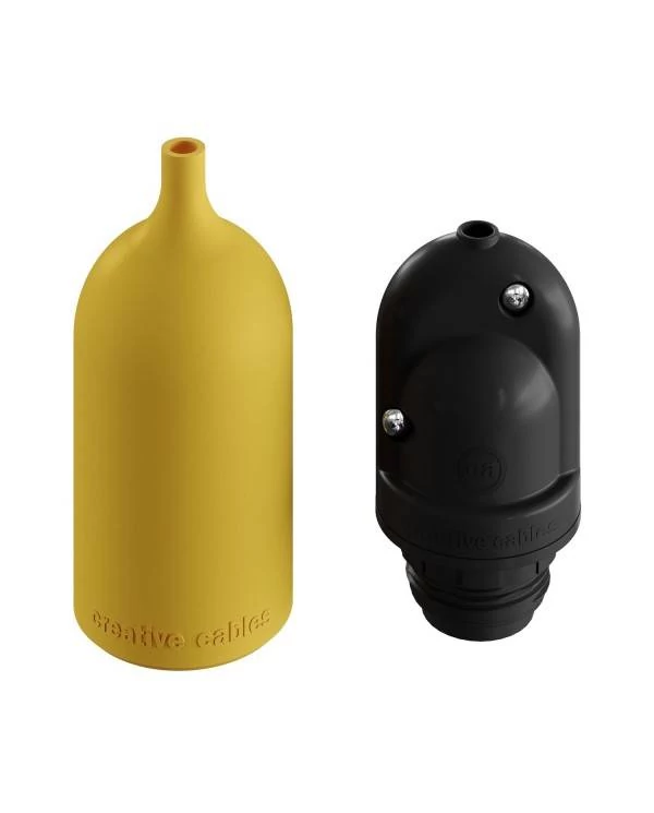 EIVA PASTELL, das erste wiederverdrahtbare Outdoor-Lampenfassungs-Kit aus Silikon, E27, IP65