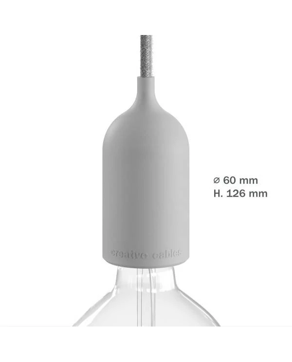EIVA PASTELL, das erste wiederverdrahtbare Outdoor-Lampenfassungs-Kit aus Silikon, E27, IP65