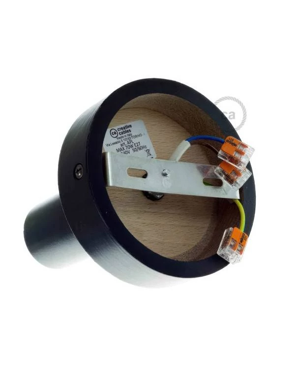 Fermaluce Wood M, die Leuchte aus lackiert Holz für Wand und Decke