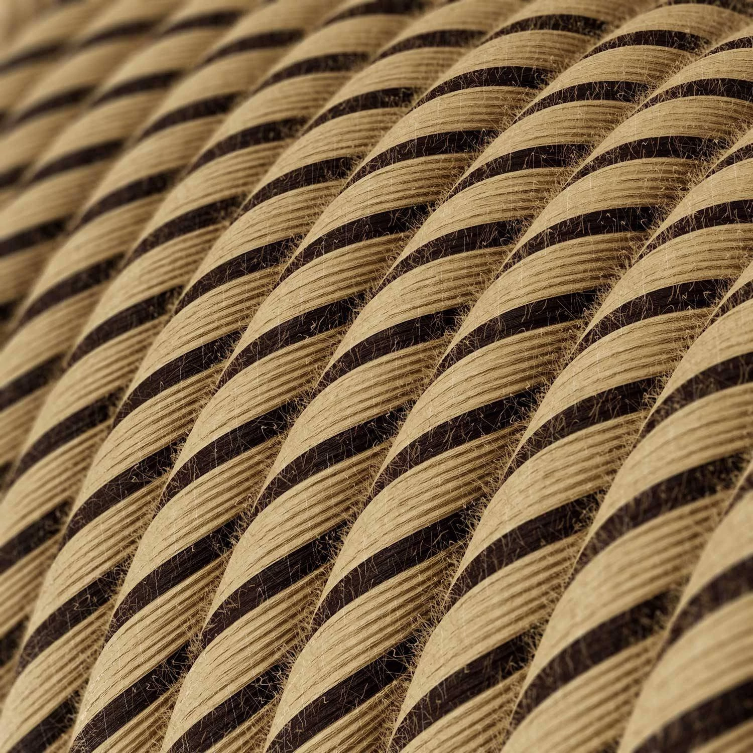 Spider - Pendelleuchte mit Mehrfachaufhängung mit 3 Ausgängen Made in Italy, komplett mit Textilkabel und Metall-Zubehör
