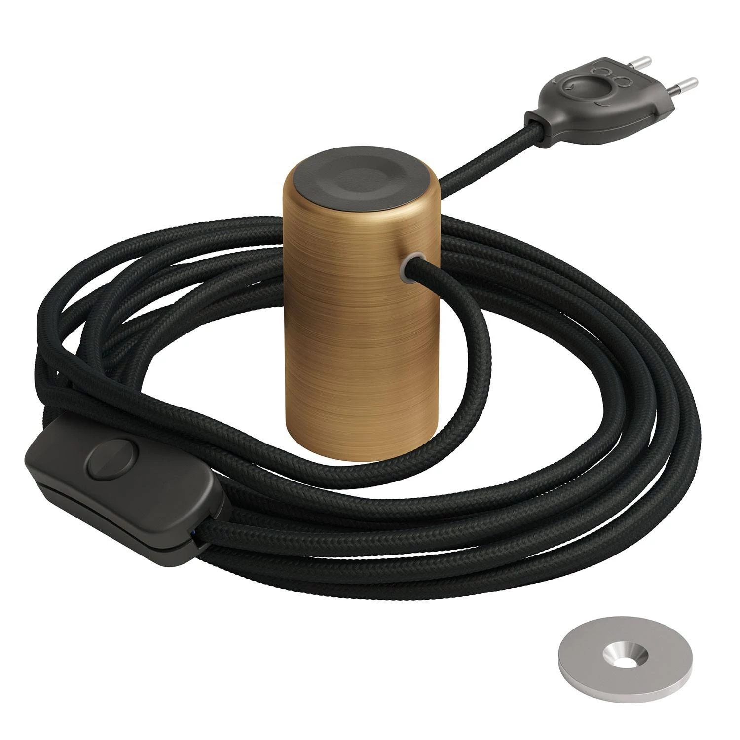Magnetico®-Plug Elegant, magnetische Lampenfassung, sofort einsatzbereit - Bronze satiniert