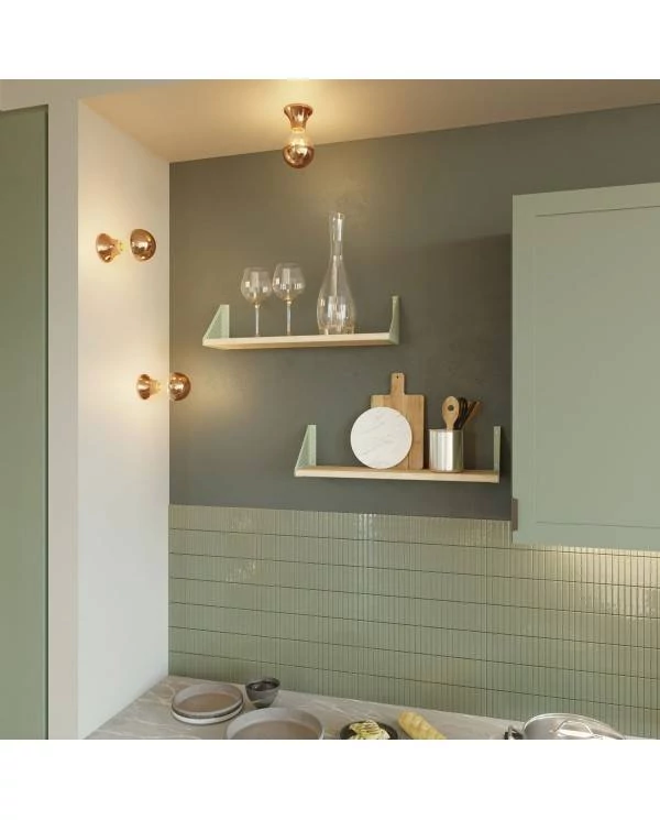 Thermoplastische Fermaluce Vintage, Lichtquelle für Wand oder Decke