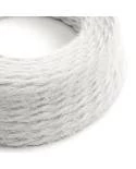 Textilkabel, lichtweiß Marlene - Das Original von Creative-Cables - TP01 geflochten 2x0.75mm / 3x0.75mm
