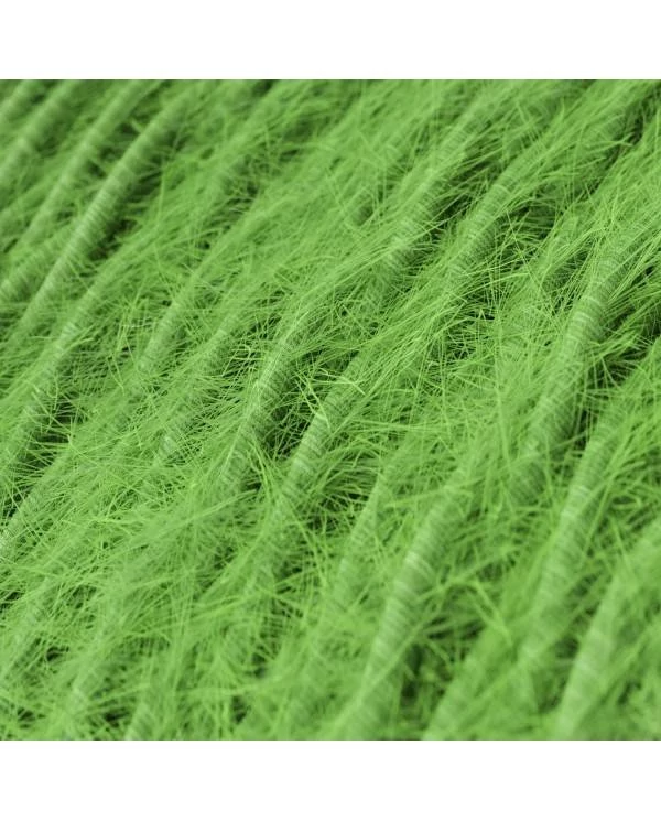 Textilkabel, grasgrün Marlene - Das Original von Creative-Cables - TP06 geflochten 2x0.75mm / 3x0.75mm